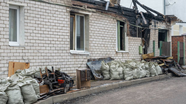 Professional Fire Damage Repair technician working in Oakton, VA